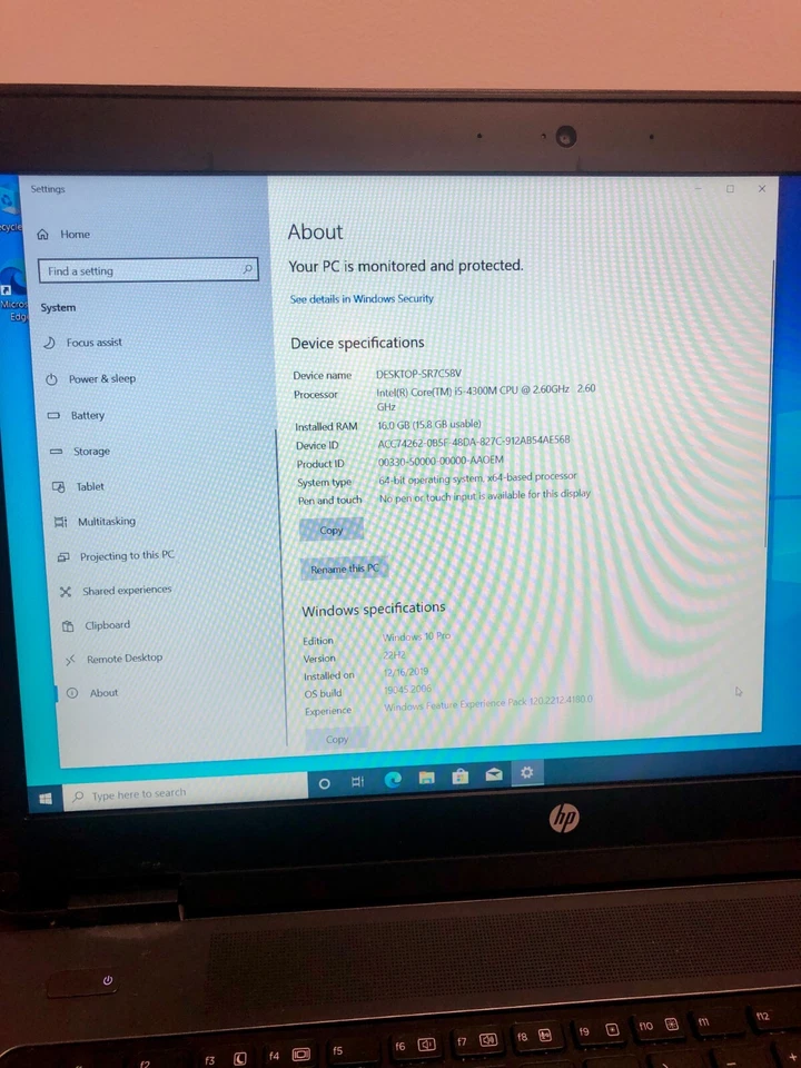 Z Book 15 de Hewlett Packard -- Estación de trabajo móvil portátil pantalla de 15" Foto 3 de 4