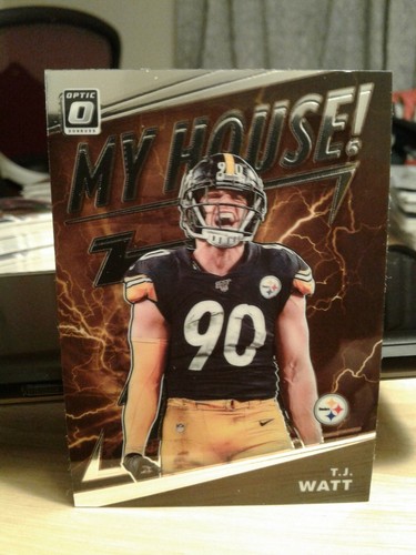2020 DONRUSS OPTIC TJ WATT MY HOUSE INSERT - STEELERS