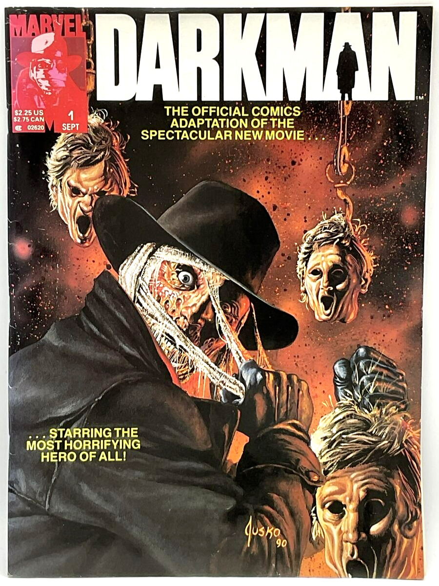 Marvel Darkman Volume 1 Number 1  September 1990 Macchio Hall Texeira Jusko