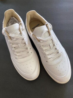 Superdry Men's PREMIUM Sleek Trainers shoes, Size 10, New