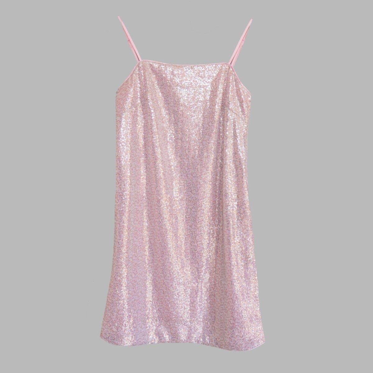 strapless open back dress & Other stories Pink Sequin Dress 10 – The Wardrobe