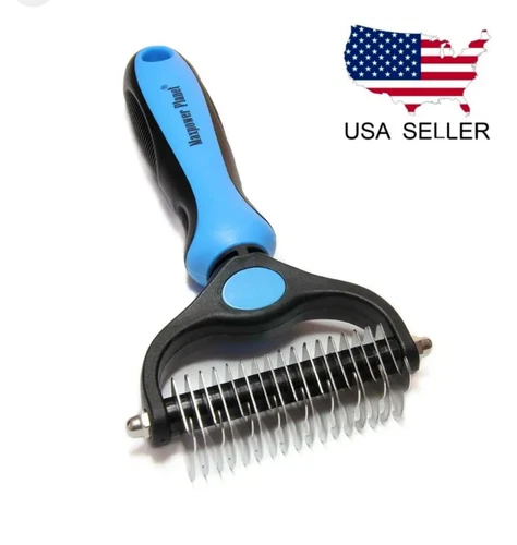 Maxpower Planet Pet Grooming Brush Dog Undercoat Rake Comb Dematting Deshedding