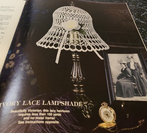 AK7 J & P COATS 1985, VICTORIAN CROCHET TREASURES NO. 2 CROCHET PATTERN LEAFLET - Picture 9 of 10