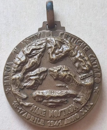MEDAGLIA 94 REGGIMENTO FANTERIA FANTI ALBANIA MARE NOSTRUM GUERRA MONDIALE WW2 - Foto 2 di 2