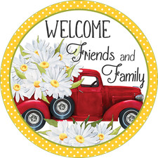 WELCOME Design Metal Sign PLEASE READ DESCRIPTION 