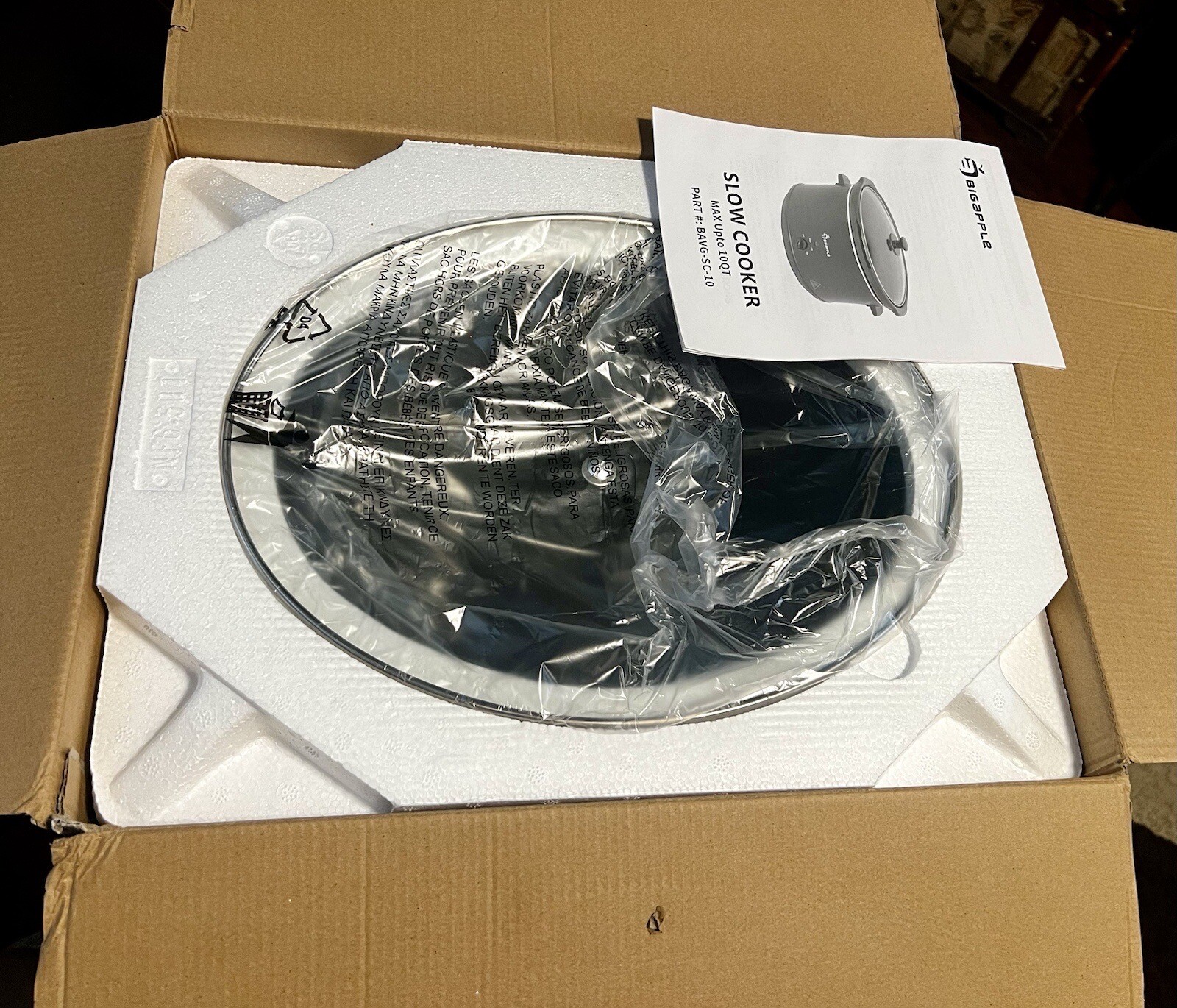 BIGAPPLE SLOW COOKER 10QQT