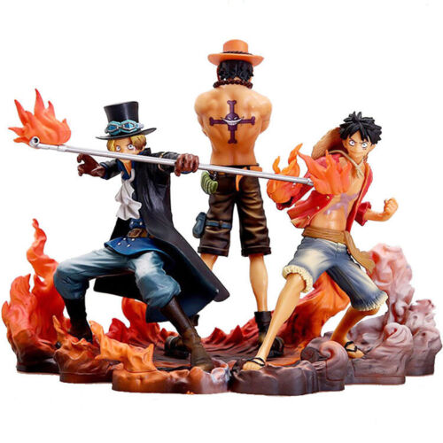  One Piece DXF BROTHERHOOD II Luffy Sabo Ace Figure Full Set F/S wTrack ^^ - Zdjęcie 1 z 10