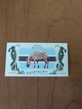 2010 Topps Allen and Ginter Mini National Animals #NA49 Zebra/Botswana 