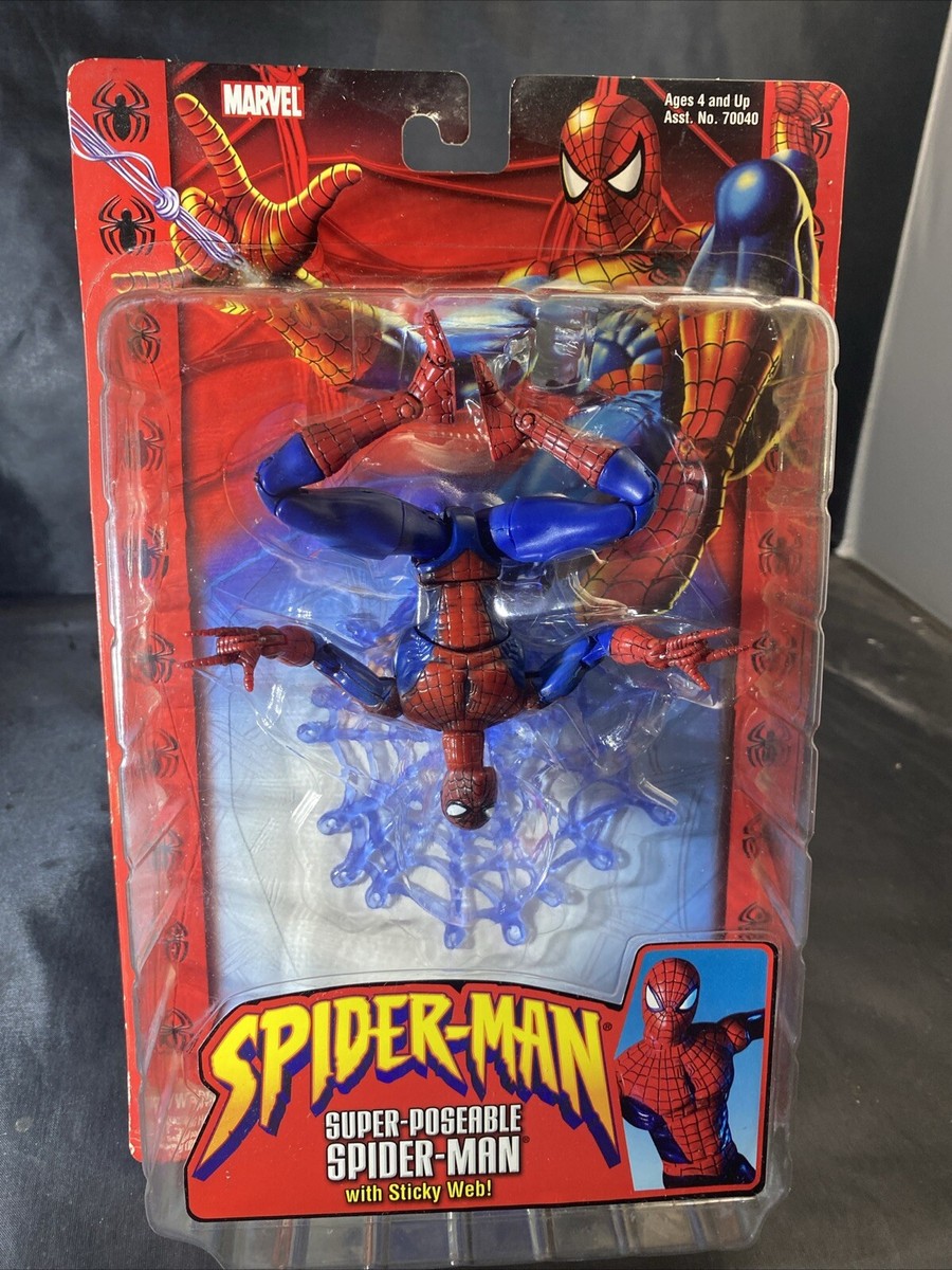 SPIDER-MAN SUPER POSEABLE SPIDER-MAN WITH STICKY WEB