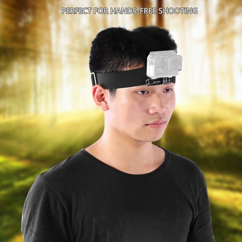 Head Mount Bundle For Action Sport Camera Camera Headband Camera Head Strap - Picture 11 of 12