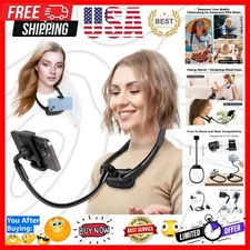 Portable Gooseneck Phone Stand for Bed - 360° Neck Holder for 4.7''-6.7'' Phones