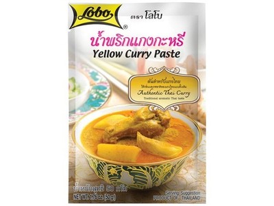 Currypaste gelb - Yellow Curry Paste - Lobo 50g aus Thailand