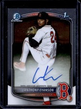 2025 Bowman Draft Anthony Eyanson Chrome Auto 1st Prospect #CPA-AE Red Sox