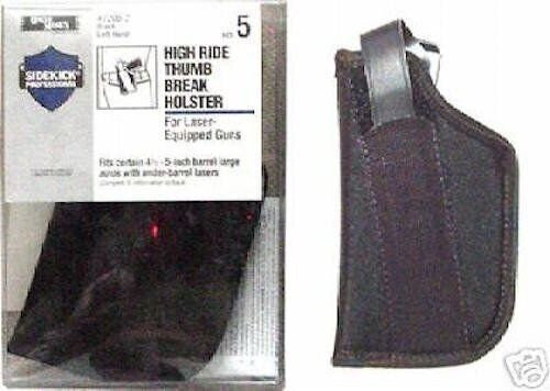LH fits Beretta S&W Taurus w/Laser Uncle Mike's Sidekick Holster Size 5