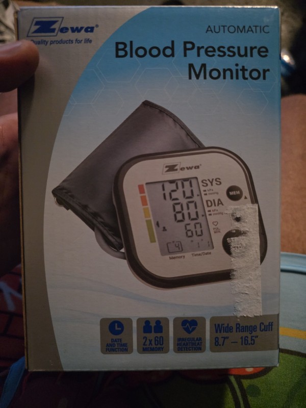 Blood Pressure Monitor Upper Arm Digital BP Machine Easy Read