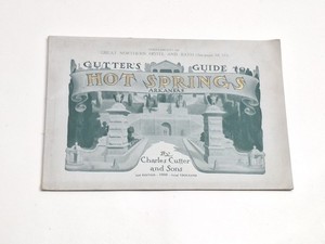 1909 Cutter’s Guide to Hot Springs Arkansas 53rd Ed Illustrated Booklet Vintage