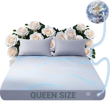 Grounding Sheets Queen, 80 Organic Cotton 20 Silver Fiber, Grounding Sheet...