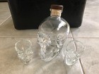 Crystal Head Vodka Empty Skull Bottle 750 ml w/Stopper Plug and 2 Shot Glasses — photo 1
