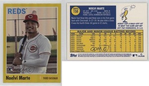 2024 Topps Archives 1970 Topps Yellow Foilboard Noelvi Marte #158 Rookie RC