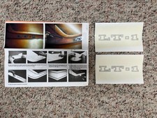 Corvette 1971-1972 Lt-1 Hood Stripe Kit Black New With Instructions Corvette 1971-1972 Lt-1 Hood Stripe Kit Black New With Instructions