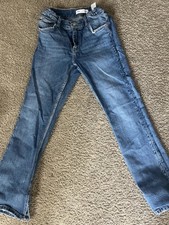 Zara Girls Jeans Size 13-14 Adjustable Waist Open Wide