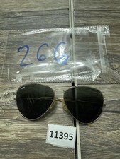 Bausch Lomb Ray-Ban AVIATOR SUNGLASSES - Vintage Gray Rare 62 Mm