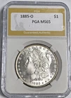 1885 O MORGAN "UNC"🛑🛑STUNNING & GEORGOUS COLOR/ HIGH QUALITY/ MIRRORS-WOW💥✅
