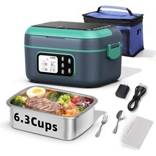 10000mAh 100W Portable Electric Lunch Box, Automatic Heating for Adults, BPA-Fre