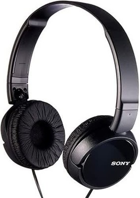 Sony MDR-ZX110 On-ear Kopfhörer Faltbarer Bügelkopfhörer 40 mm Treiber Schwarz