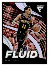 2022-23 Panini Flux Fluid Silver #11 Trae Young INSERT HAWKS
