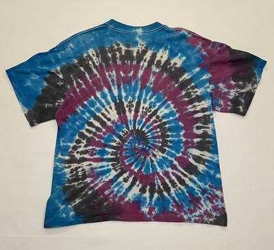 Vintage 90s Def Leppard Adrenalize Tie Dye Rock Band T-shirt Size