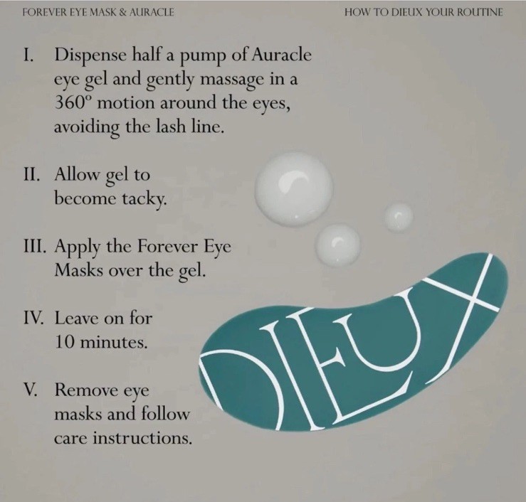 Dieux Forever Eye Mask Eye Reviver Mask 0.5 oz