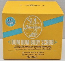 Bum Bum Body Scrub by Sol De Janeiro, 7.8 oz Body Scrub 220g NIP