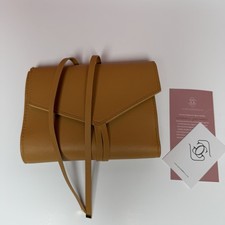 NWT Glass Ladder Co. Honey Katherine Tech Organizer Roll Travel Vegan Leather