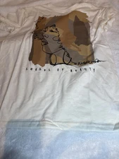 Modern Lux XS White Graphic T-Shirt with Shades of Beauty Design