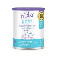 Bubs Whole Goat Milk Formula with Iron, Milk-Based 20 Ounce Pack of 1 