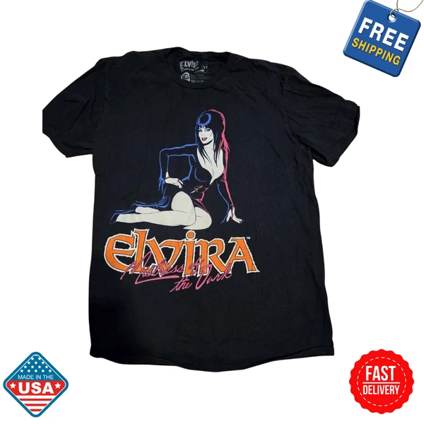 Elvira Mistress Of The Dark Unisex T-Shirt, Fright Rags Horror Inspired Fan Gift