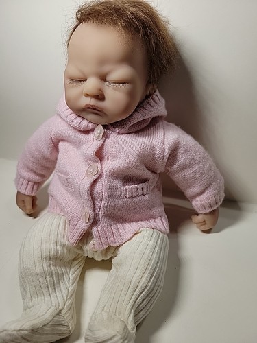 Muñeca bebé recién nacido realista Ashton Drake “Tiny Miracle Emmy” 10"" - Imagen 3 de 9