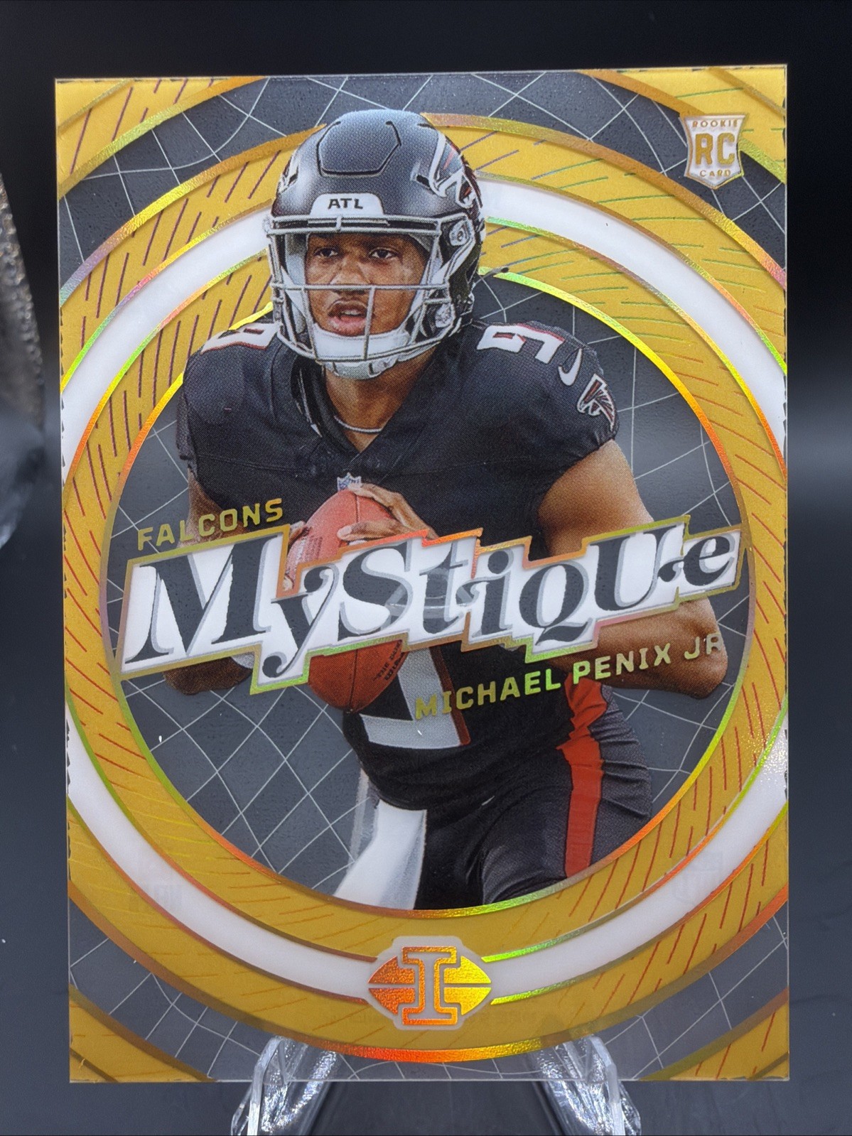 2024 Panini Illusions - Gold Michael Penix Jr. #4  04/25 (RC) Atlanta Falcons