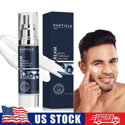 6 In 1 Particle Face Cream For Men Anti Aging Cream Fights Eye Bags Dark Spots 
