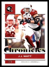 J.J. Watt 2021 Panini Chronicles #2 Cardinals NFL READ FREE SHIP AutographDen