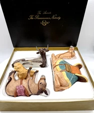 LENOX THE RENAISSANCE NATIVITY The Animals - In Original Box - Christmas 1991