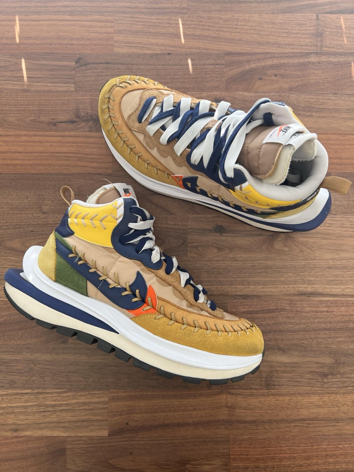 SACAI X NIKE Taglia 8 5 Uomo 10 Donna Nike sacai x Jean Paul Gaultier x VaporWaffle Sesame