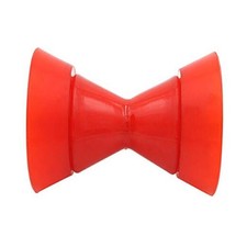 3 Inch Polyurethane Boat Trailer Bow Roller 3 inch assembly, red