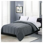 Comforters Queen Size - Grey Duvet Insert Down Alternative Bed Queen Comforte...