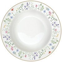 Suppenteller Fleurs Et Citrons Zitronen 21,5Cm Weiß Gelb Porzellan Easy Life