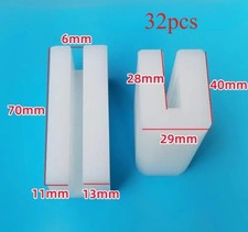 32PCS pour Ascenseur Voiture Double Colonne Portique Ascenseur Nylon Curseur Accessoires