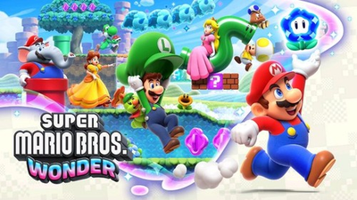 #ad Super Mario Bros. Wonder clean Game poster: 11 x 17 inches $14.95