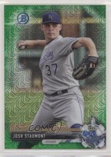 2017 Bowman Chrome Prospects Mega Box Green Refractor 76/99 Josh Staumont 0q5