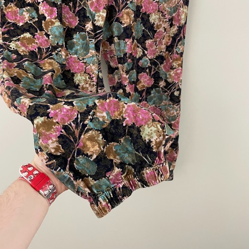 Anthropologie Anisa geblümte Cord-Jogginghose Damengröße Large - Bild 6 von 7